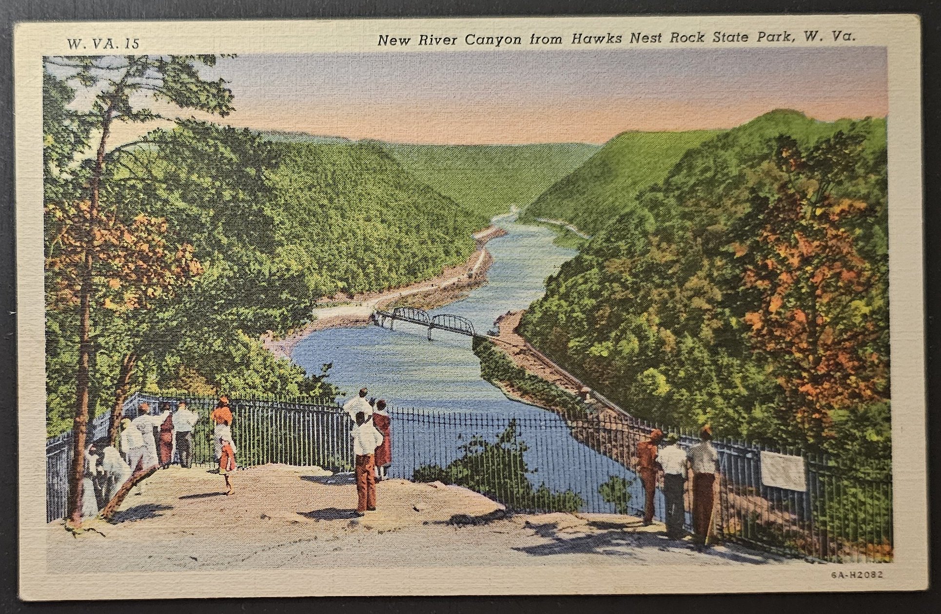 (image for) postcard USA - WV - West Virginia #0017